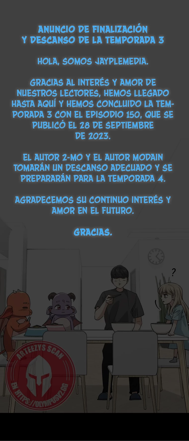 Mi papa es demasiado fuerte > Capitulo 150.5 > Page 01